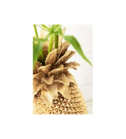 Wazon dekoracyjny Pineapple 50 cm złoty