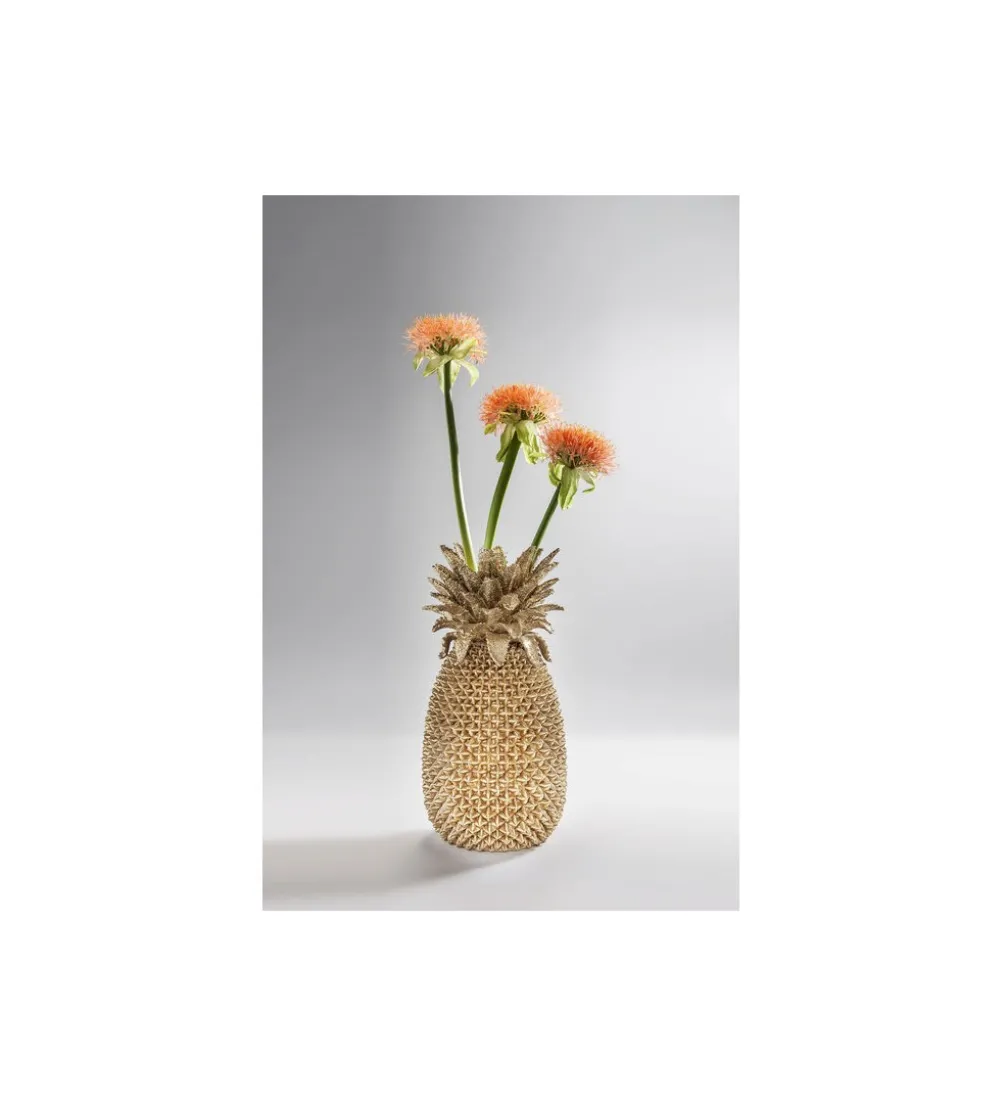 Wazon dekoracyjny Pineapple 50 cm złoty