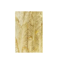 Wazon FEATHERS 80 cm złota