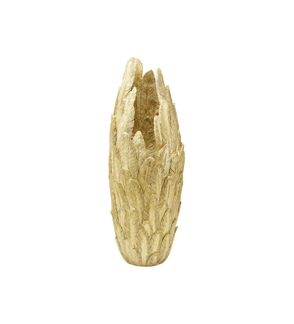 Wazon FEATHERS 80 cm złota