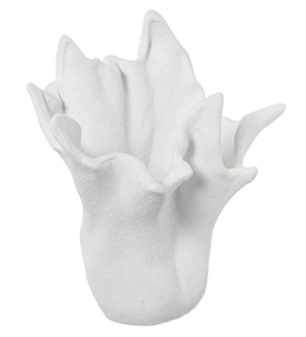 Wazon FOWER 30 cm ceramika biały