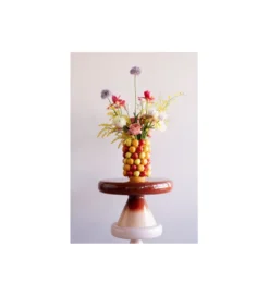 Wazon FRUIT PARADE 33 cm czerwono żółty