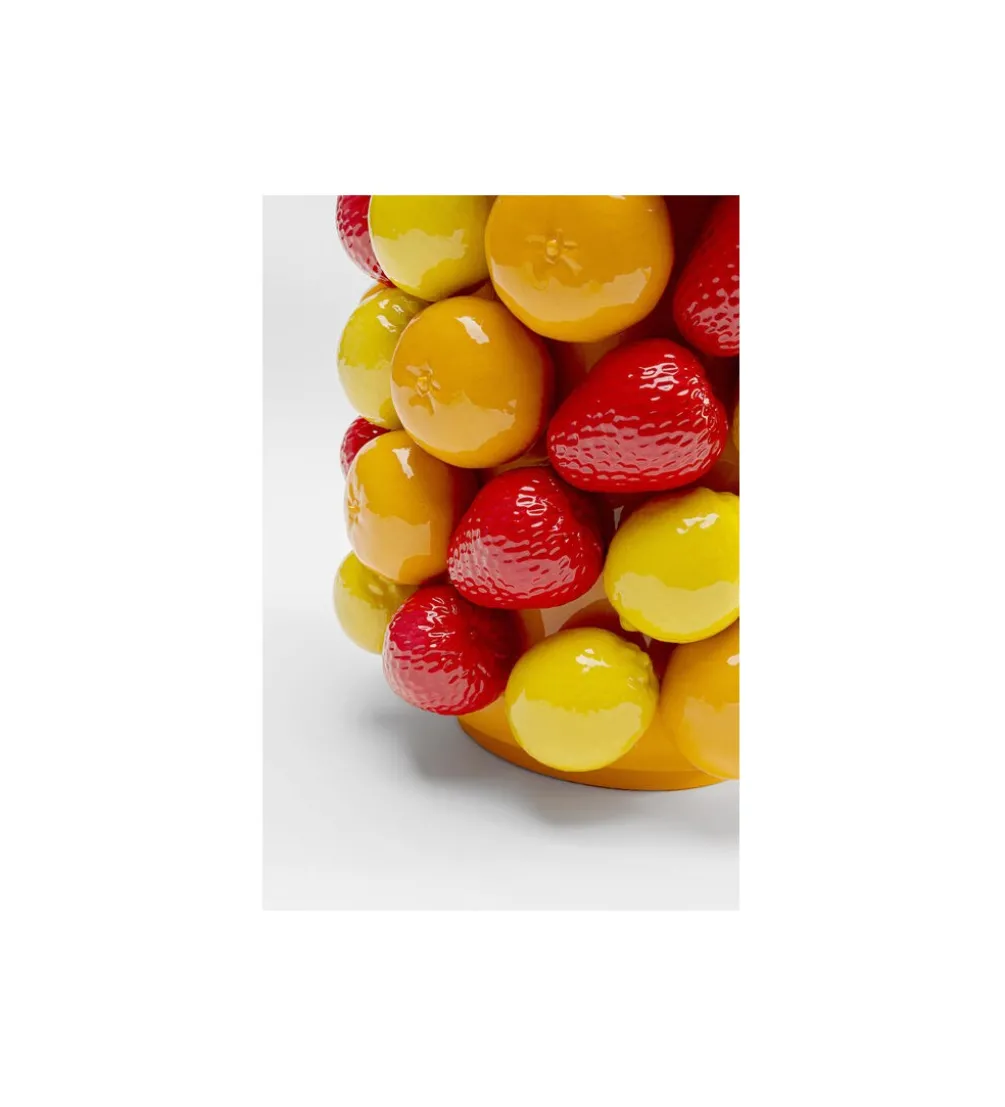 Wazon FRUIT PARADE 33 cm czerwono żółty