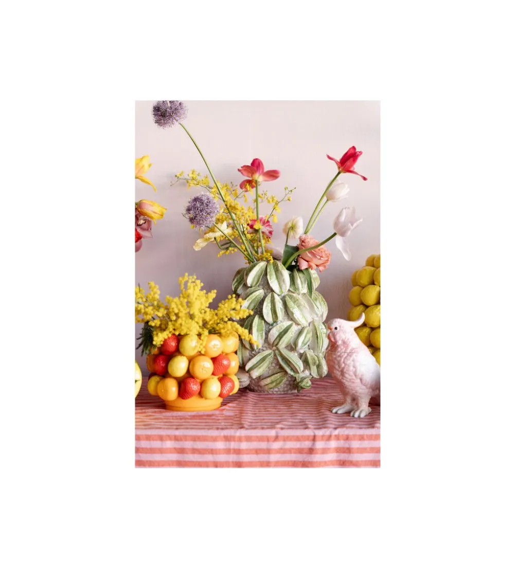 Wazon FRUIT PARADE 20 cm czerwono żółty