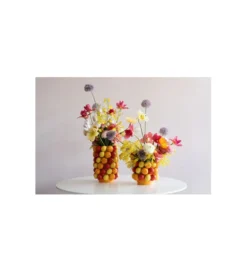 Wazon FRUIT PARADE 20 cm czerwono żółty