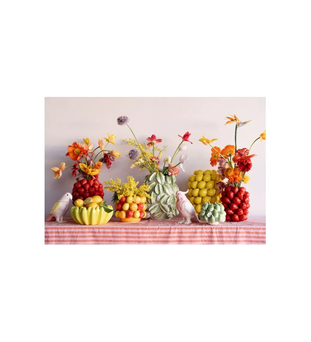 Wazon FRUIT PARADE 20 cm czerwono żółty