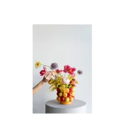 Wazon FRUIT PARADE 20 cm czerwono żółty