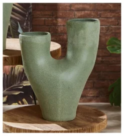 Wazon FUNGI 38 cm zielony