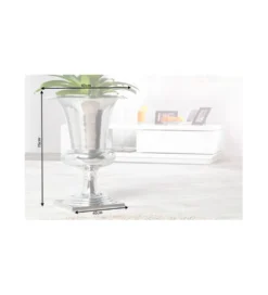 Wazon Goal Cup 40 cm srebrny