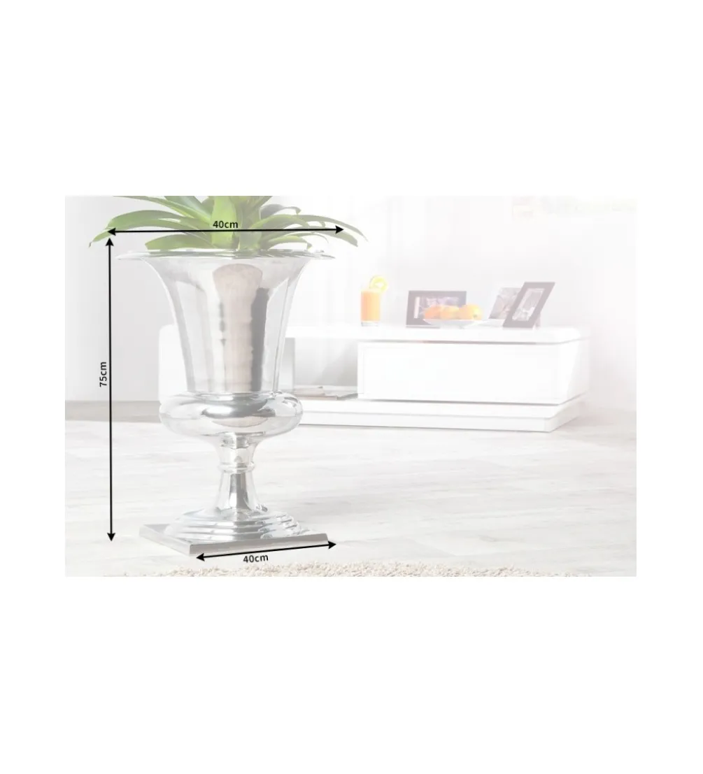 Wazon Goal Cup 40 cm srebrny
