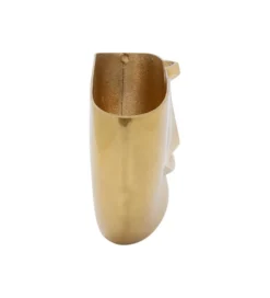 Wazon HALF FACE 46 cm złoty