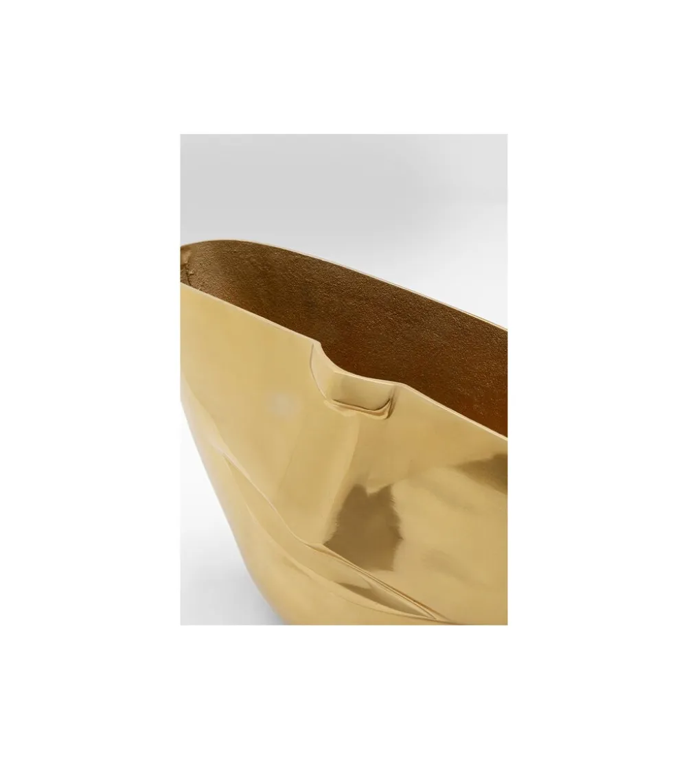 Wazon HALF FACE 46 cm złoty