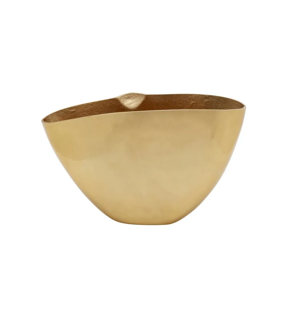 Wazon HALF FACE 46 cm złoty