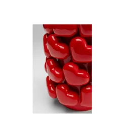 Wazon Hearts 33 cm czerwony