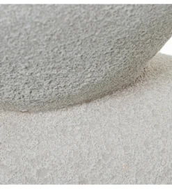 Wazon KATAM 25 cm ceramika biały piaskowy