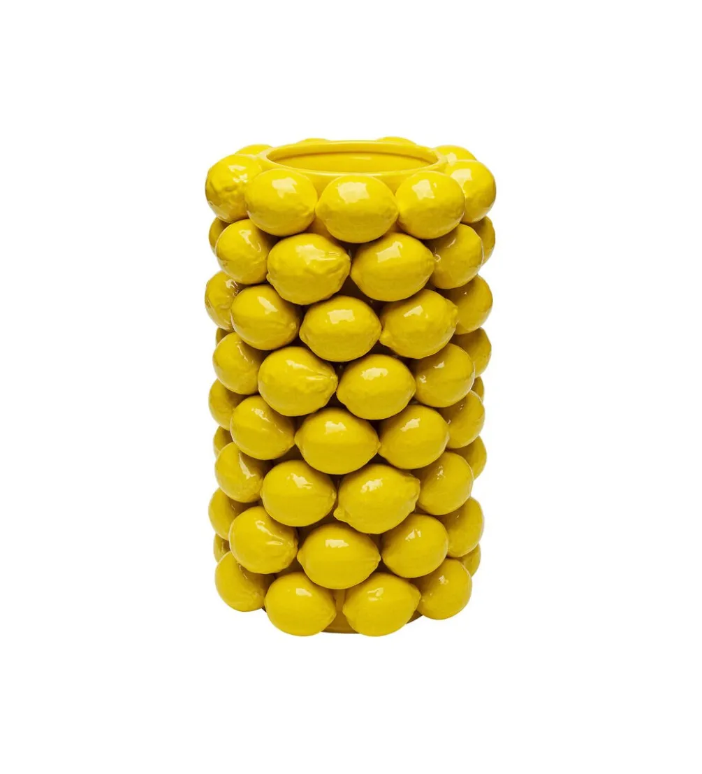Wazon Lemon Juice 43 cm żółty