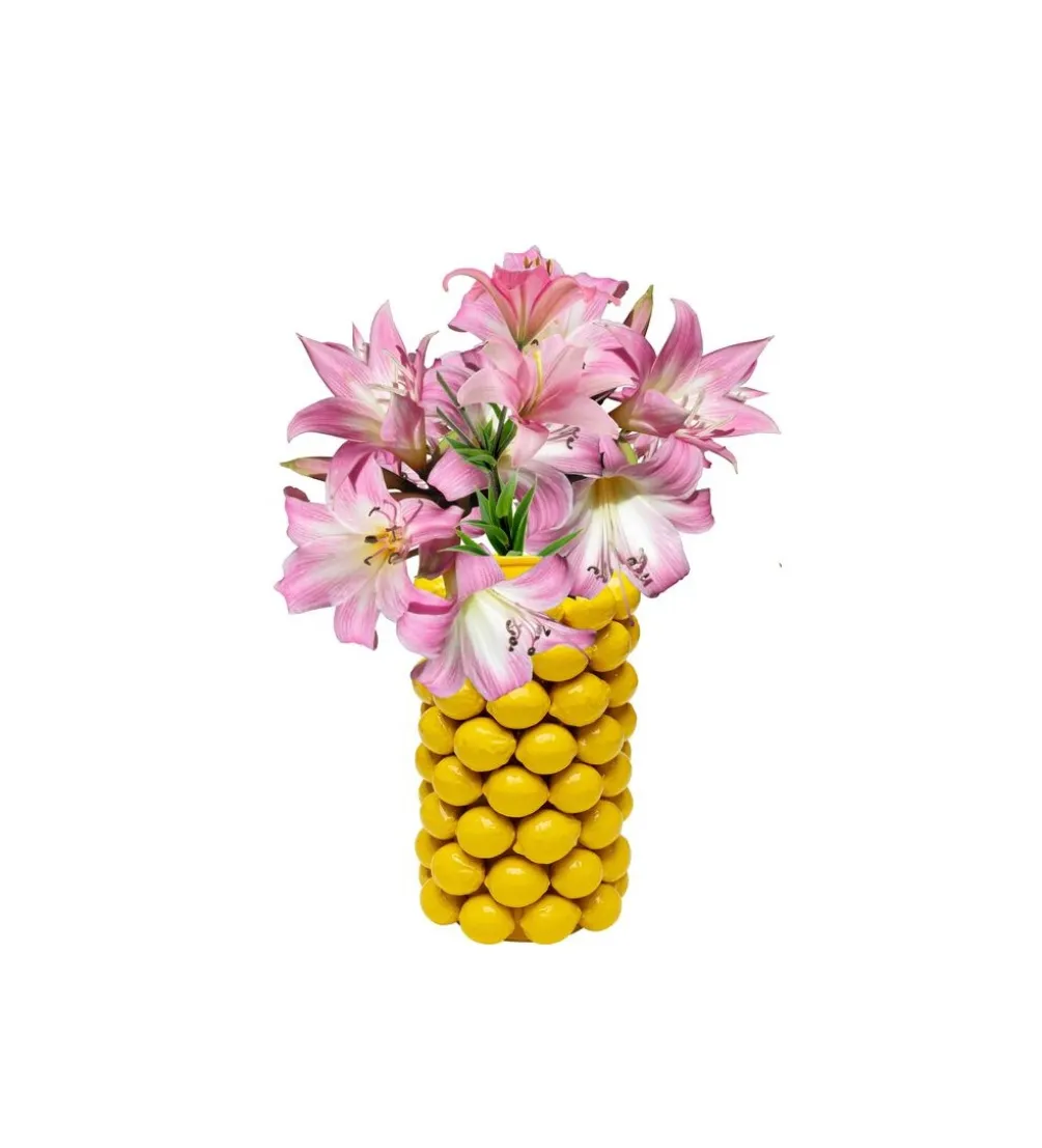 Wazon Lemon Juice 43 cm żółty