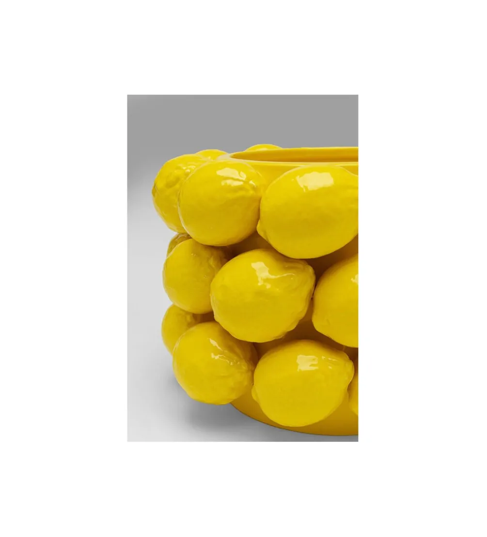 Wazon Lemon Juice 19 cm zółty