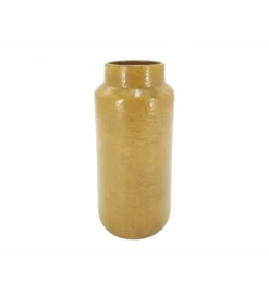 Wazon MOSTAZA 30 cm ceramika musztardowy