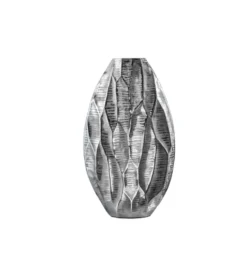 Wazon ORGANIC 45 cm srebrny