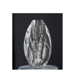Wazon ORGANIC 45 cm srebrny