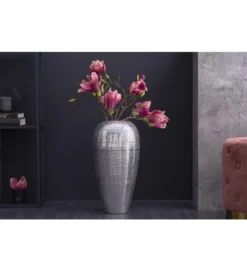 Wazon ORIENT 50 cm srebrny