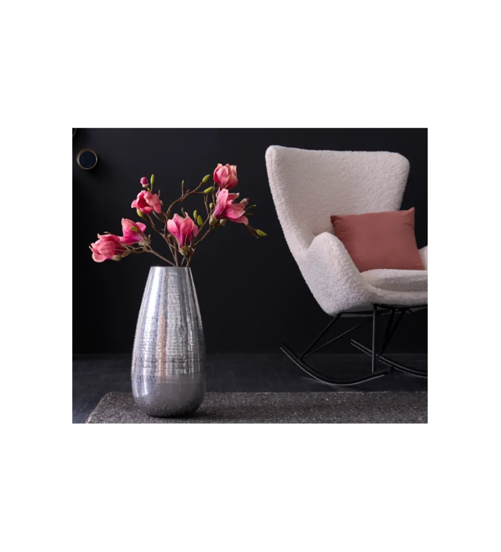 Wazon ORIENT 25 cm srebrny