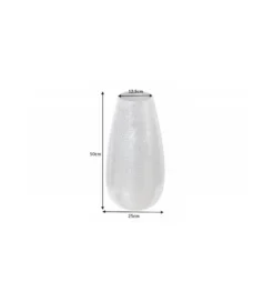 Wazon ORIENT 25 cm srebrny