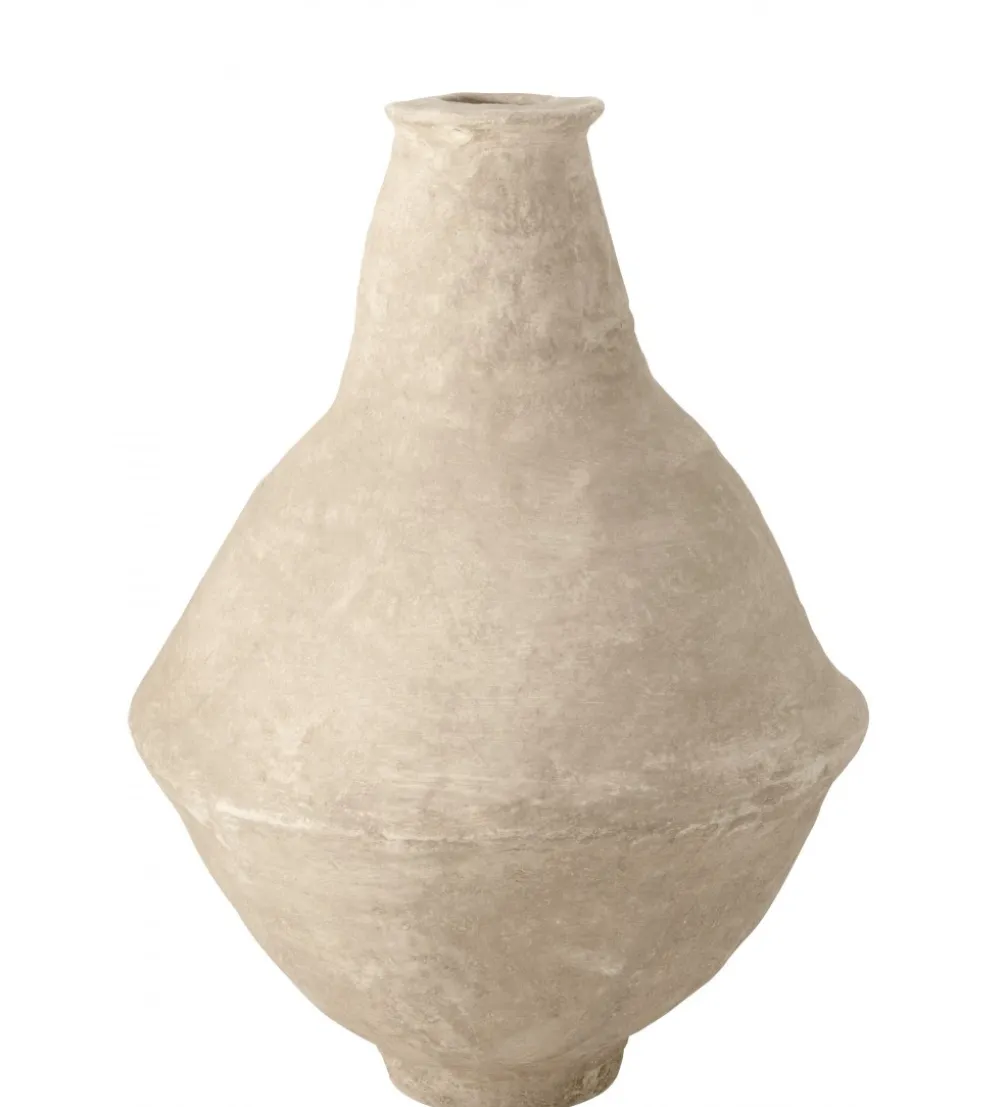Wazon Paper Mache 60 cm Biały