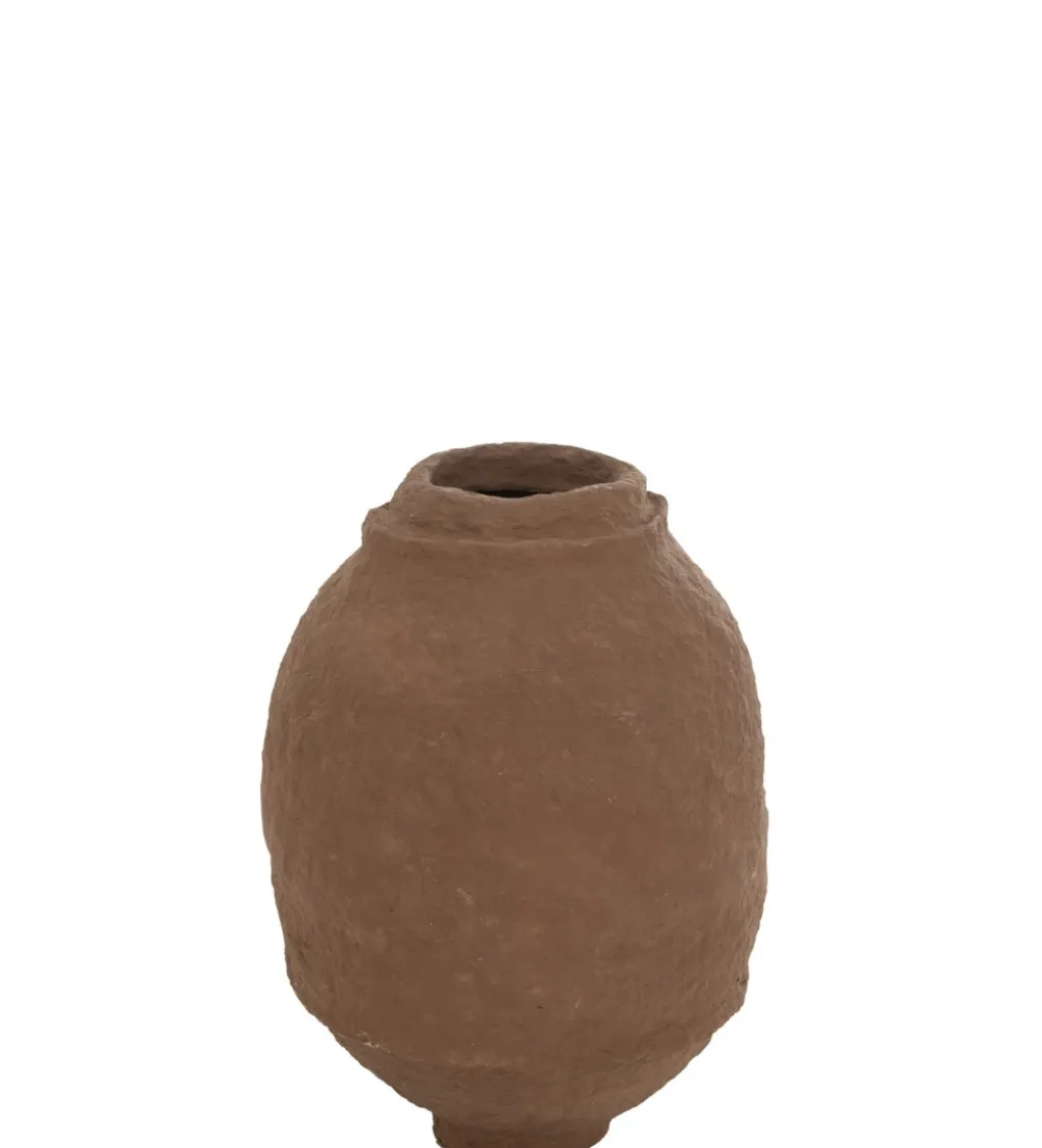Wazon Paper Mache 42 cm brązowy