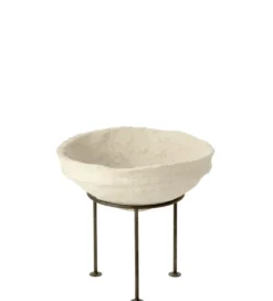 Wazon Paper Mache Biały