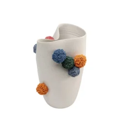 Wazon POMOLI 24 cm biały