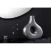 Wazon RING 30 cm ciemnoszary