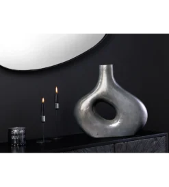 Wazon RING 30 cm ciemnoszary
