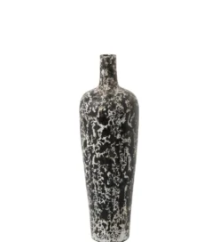 Wazon RUBYNO 80 cm czarno biały