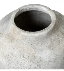 Wazon RUSTIC 43 cm ceramika szary