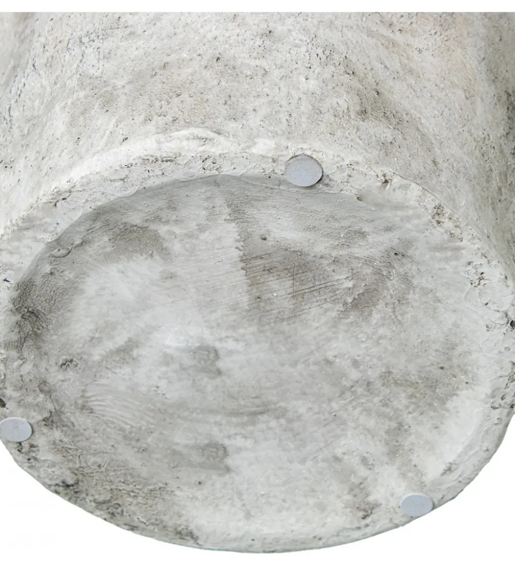 Wazon RUSTIC 43 cm ceramika szary