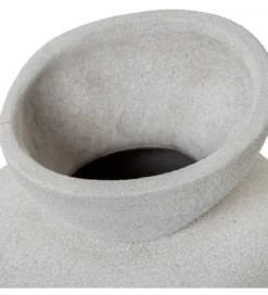 Wazon SARVADO 36 cm piaskowy biały