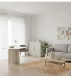 Wazon SEGASTO 30 cm piaskowy beżowy