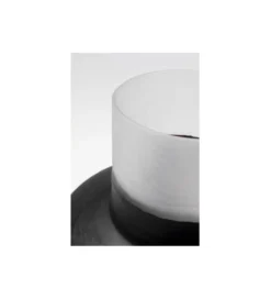 Wazon Shadow 34 cm czarno biały
