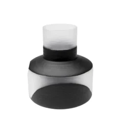 Wazon Shadow 34 cm czarno biały