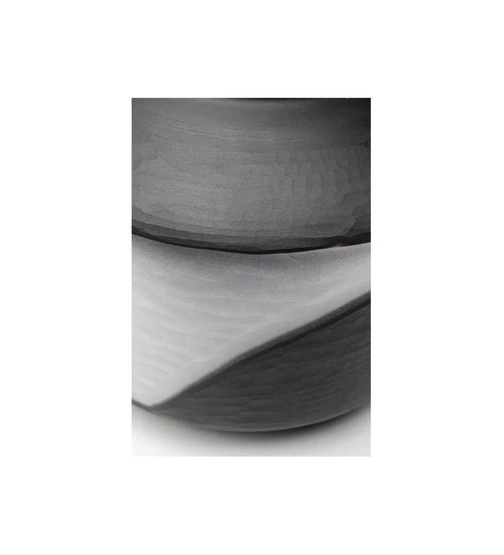 Wazon Shadow 34 cm czarno biały