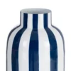 Wazon STRIPERSY 30 cm biały niebieski