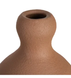 Wazon TAGIN 40 cm ceramika brązowy