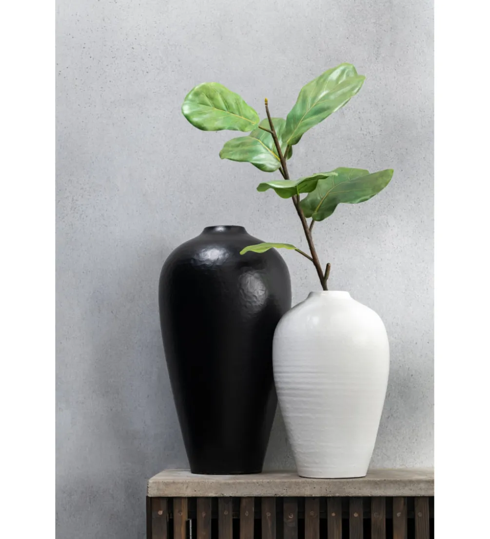 Wazon YING 50 cm ceramika czarny
