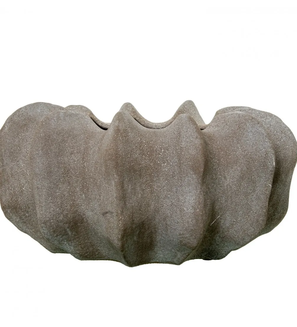 Wazon CETERLATE 43 cm brązowy piaskowy