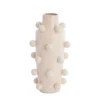 Wazon MOLLY 43 cm ceramika różowy biały