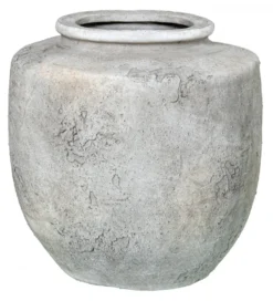 Wazon RUSTIC 17 cm ceramika szary