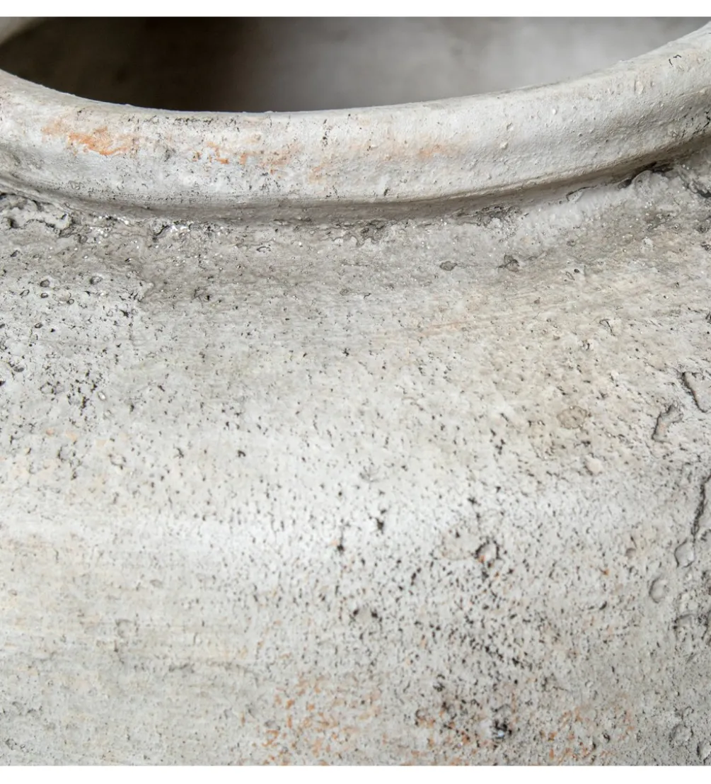 Wazon RUSTIC 17 cm ceramika szary