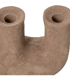 Świecznik KATAM 31 cm brązowy